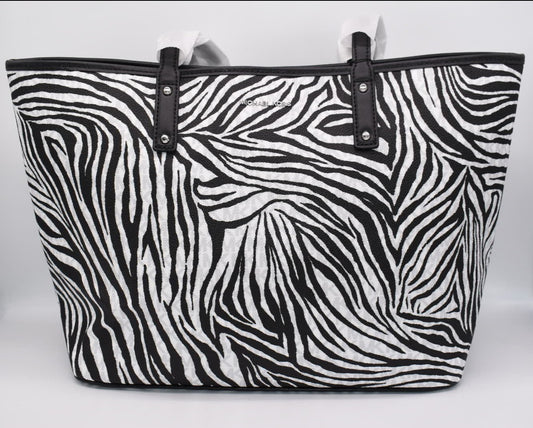 Michael Kors Carter Large Tote Bag in Zebra