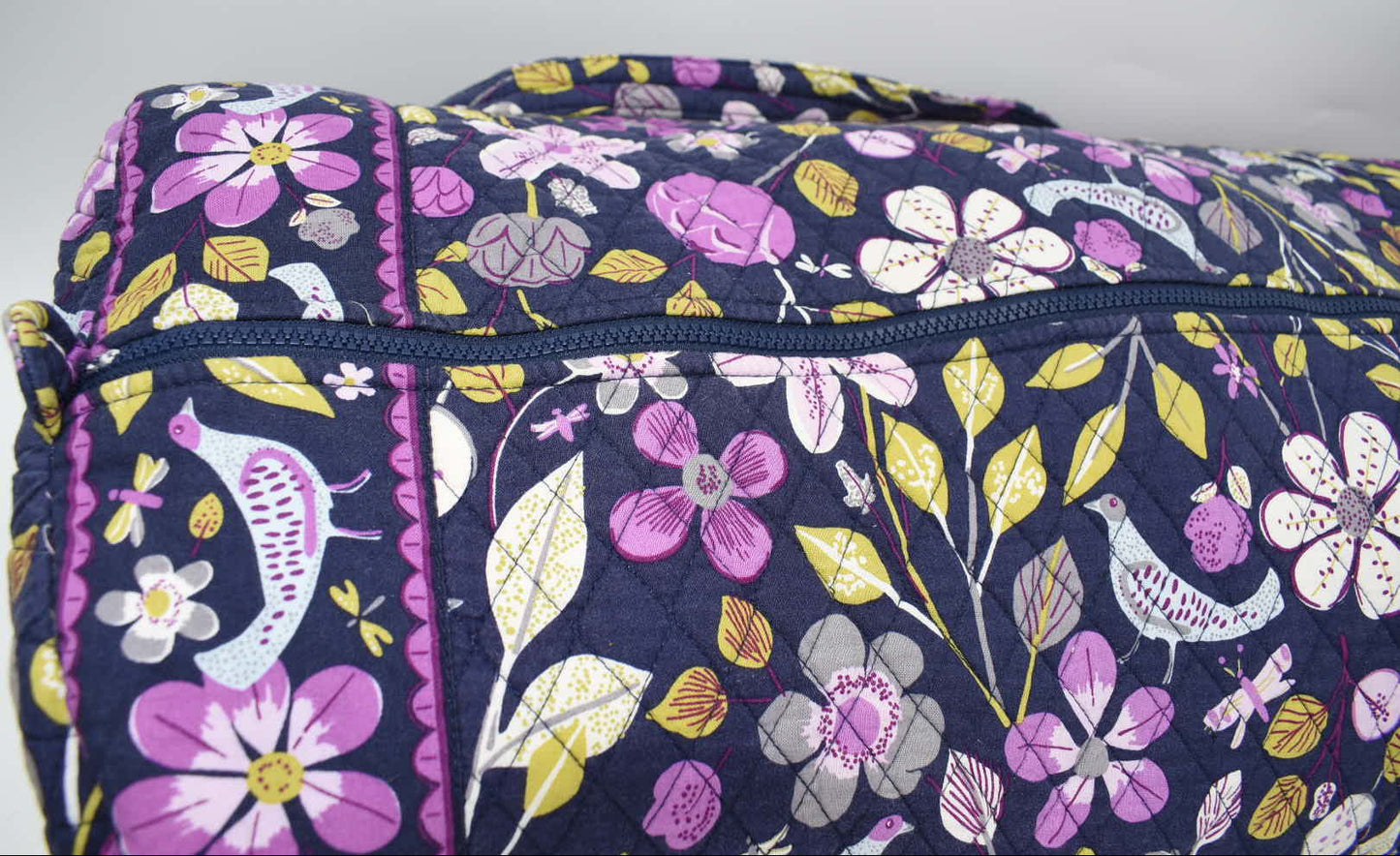 Vera Bradley XL Duffel Bag in "Floral Nightingale" Pattern