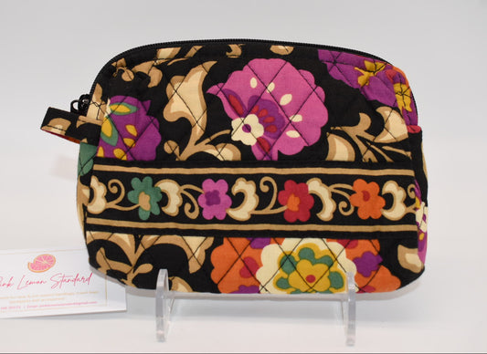 Vera Bradley Medium Cosmetic Bag in "Suzani" Pattern