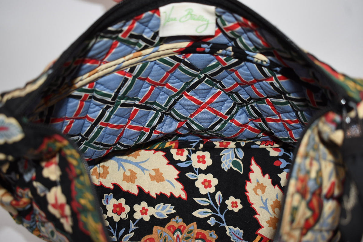Vera Bradley On The Go Convertible Shoulder Bag in "Versailles" Pattern