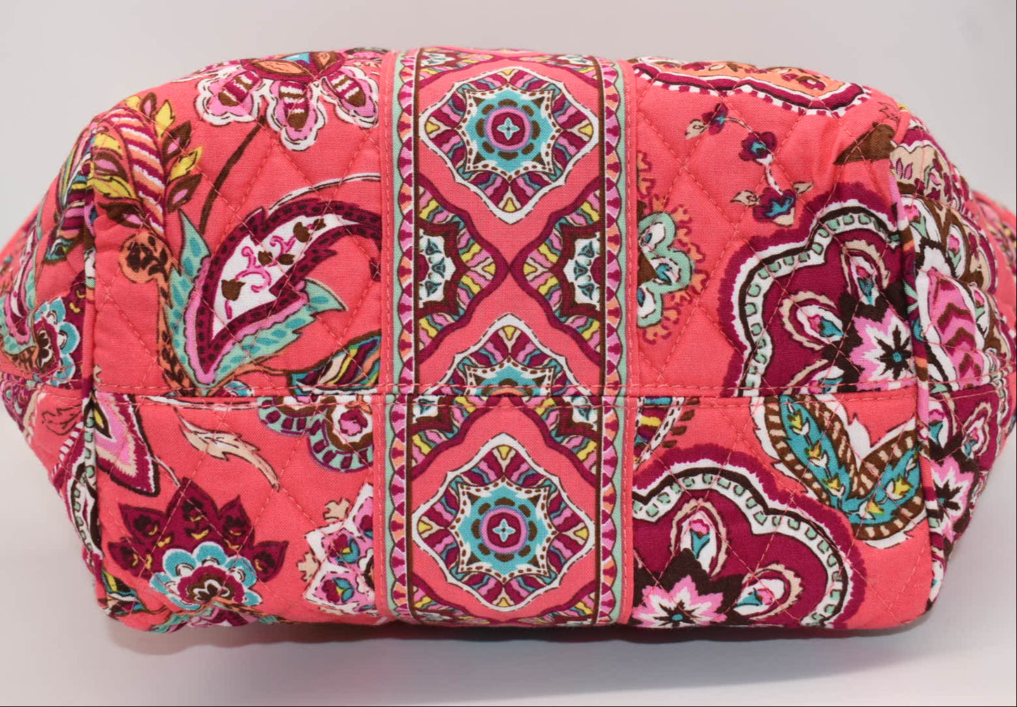 Vera Bradley Side By Side Tote Bag in "Call Me Coral" Pattern