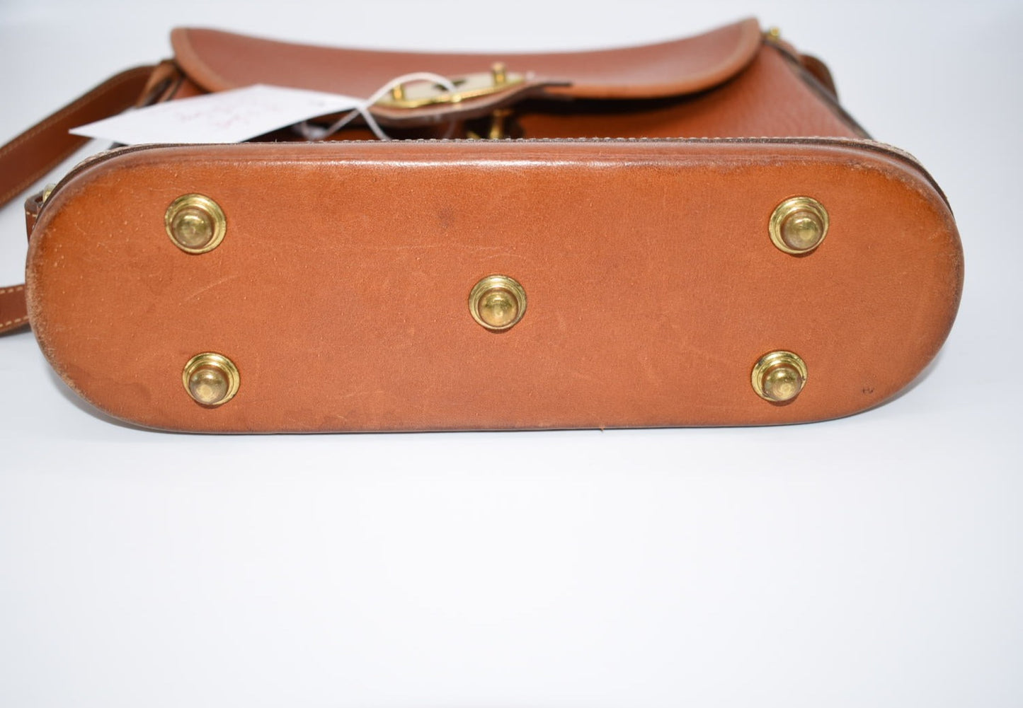Vintage Dooney & Bourke Cavalry Spectator All-Weather Leather Crossbody Bag