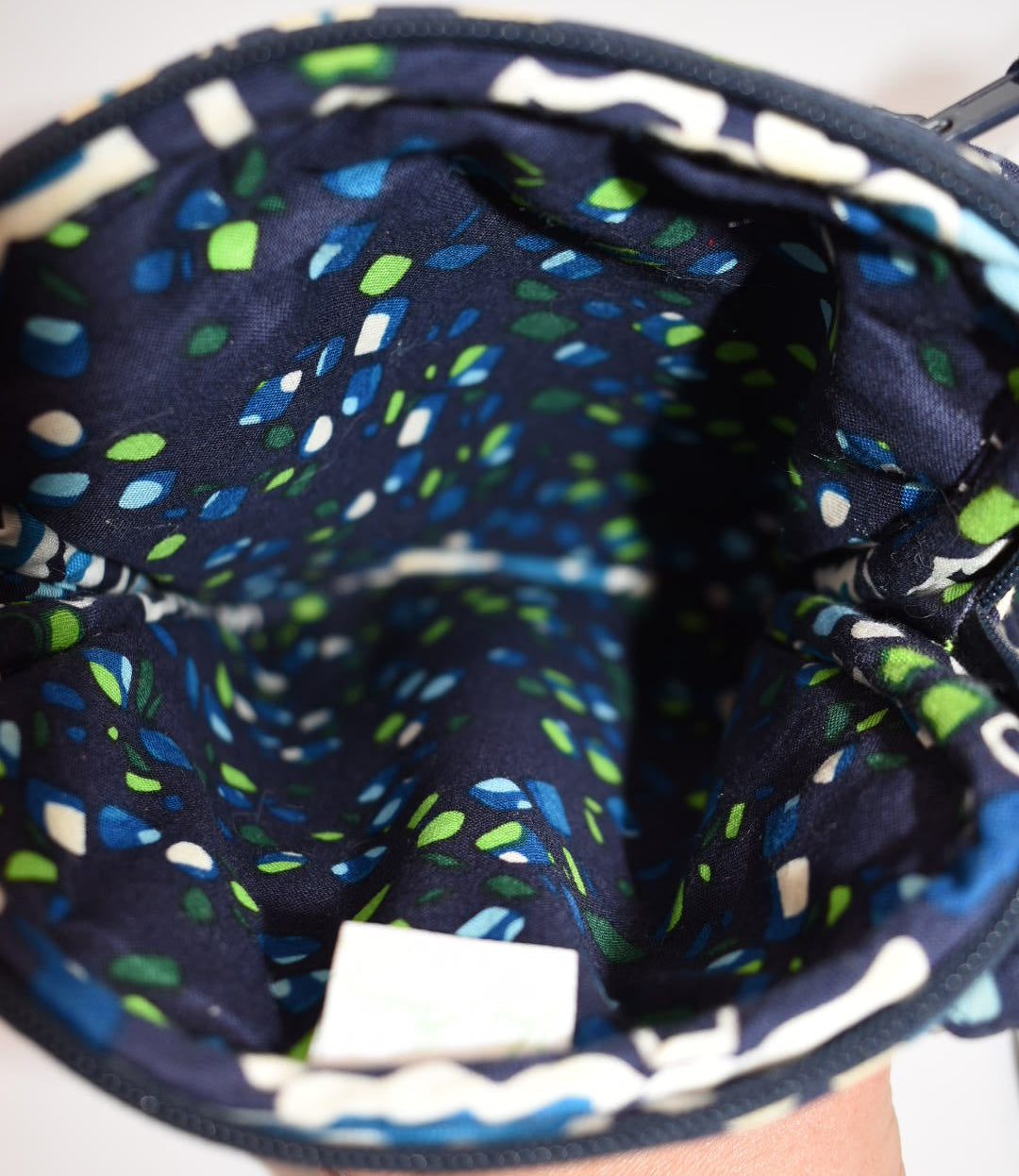 Vera Bradley Mini Hipster Crossbody Bag in "Ink Blue" Pattern