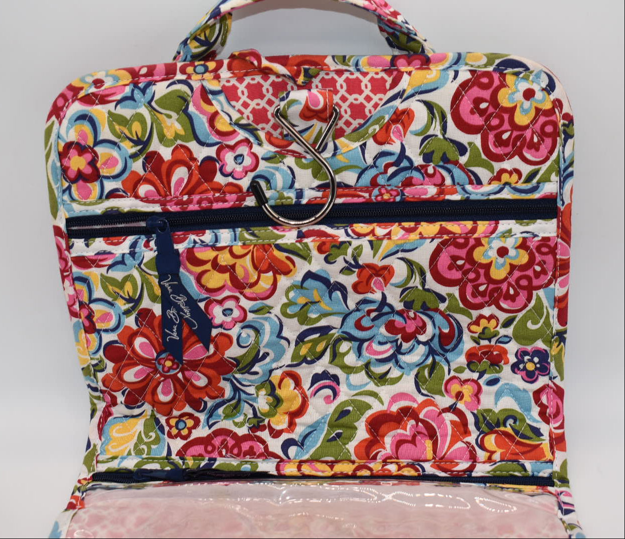Vera Bradley Hanging Travel Organizer & Hanging Clip in "Hope Garden" Pattern