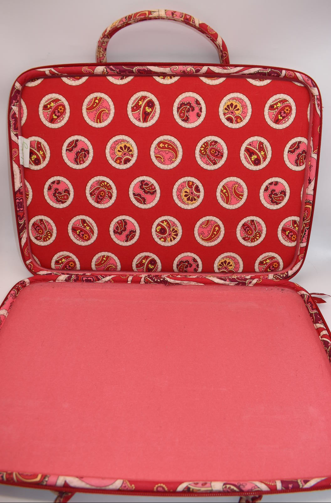 Vera Bradley 17" Hardshell Laptop Bag in "Rosy Posies" Pattern