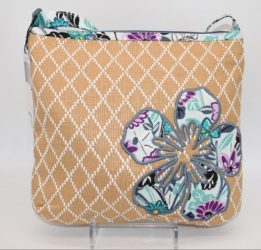 Vera Bradley Beach Crossbody Bag in "Penelope's Garden" Pattern