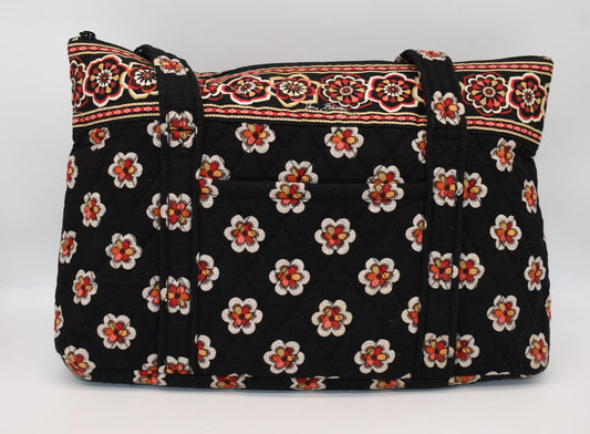 Vera Bradley Large Betsy Shoulder Bag in "Pirouette" Pattern
