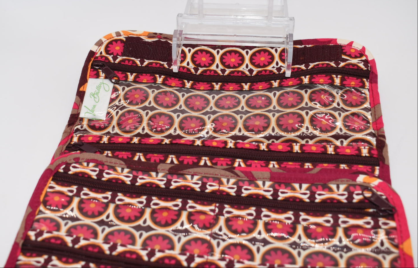 Vera Bradley Travel Jewelry Book Organizer Case in "Carnaby" Pattern