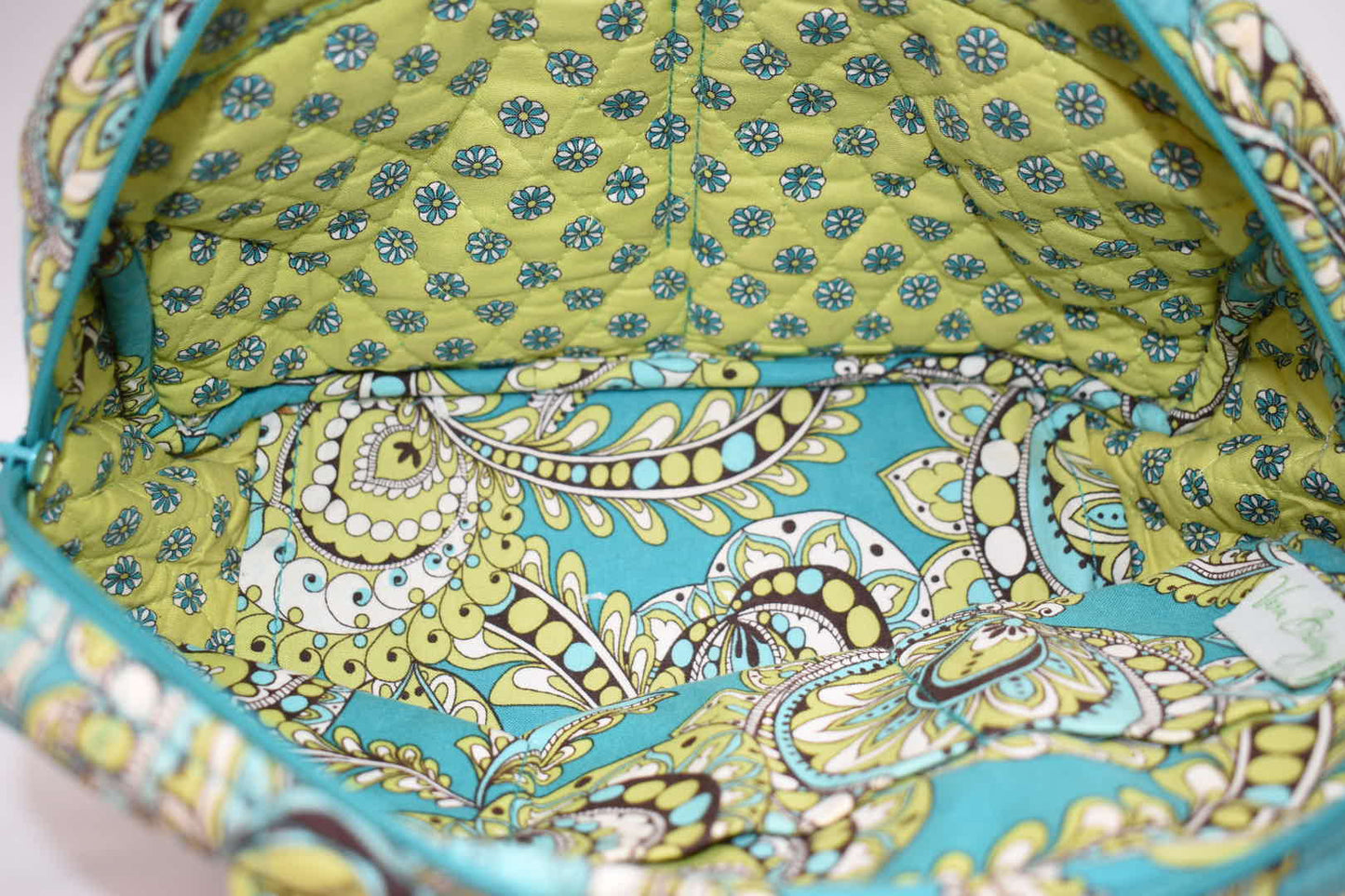 Vera Bradley Small Bowler Satchel Bag in "Peacock" Pattern