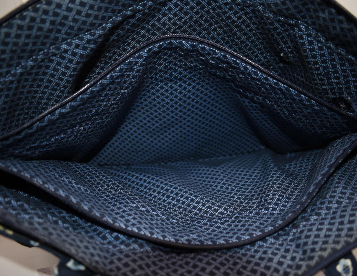 Vera Bradley Laptop /Work Tote Bag in "Nantucket Navy" Pattern