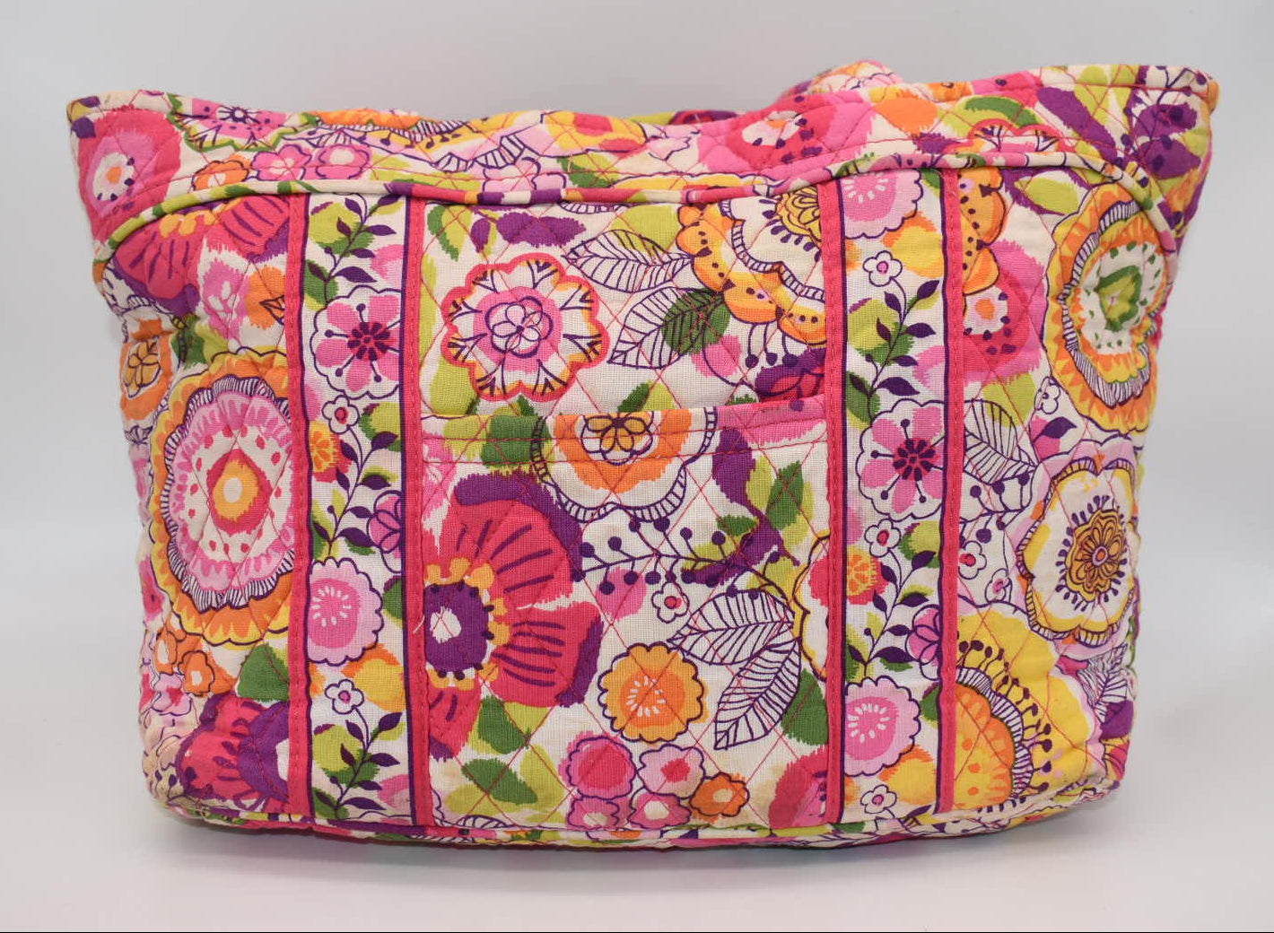 Vera Bradley Large Mandy Tote Bag in "Clementine" Pattern