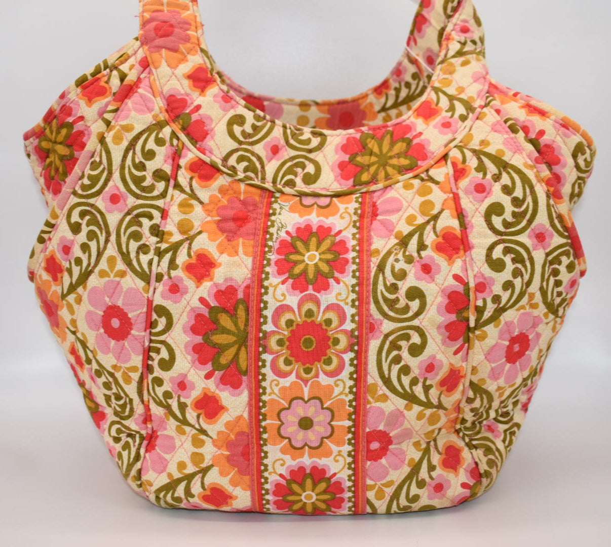 Vera Bradley Side by Side Tote Bag in "Folkloric" Pattern