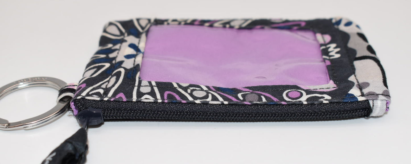 Vera Bradley Zip ID Case in "Mimosa Medallion" Pattern