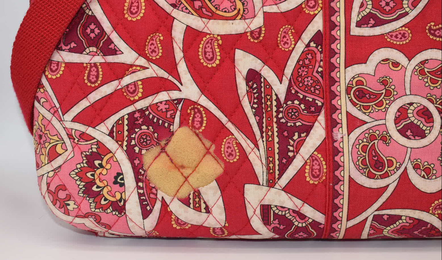 Vera Bradley 17" Hardshell Laptop Bag in "Rosy Posies" Pattern
