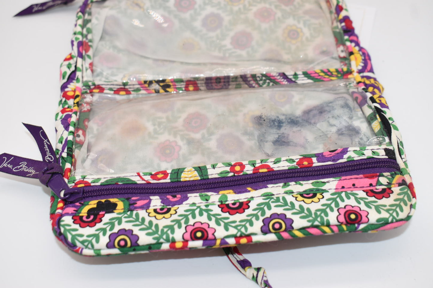 Vera Bradley Small Cosmetic & Toiletry Travel Organizer in "Viva La Vera" Pattern
