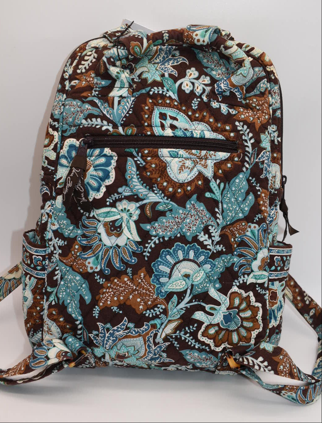 Vera Bradley Quilted Small Ultimate Backpack in "Java Blue" Pattern