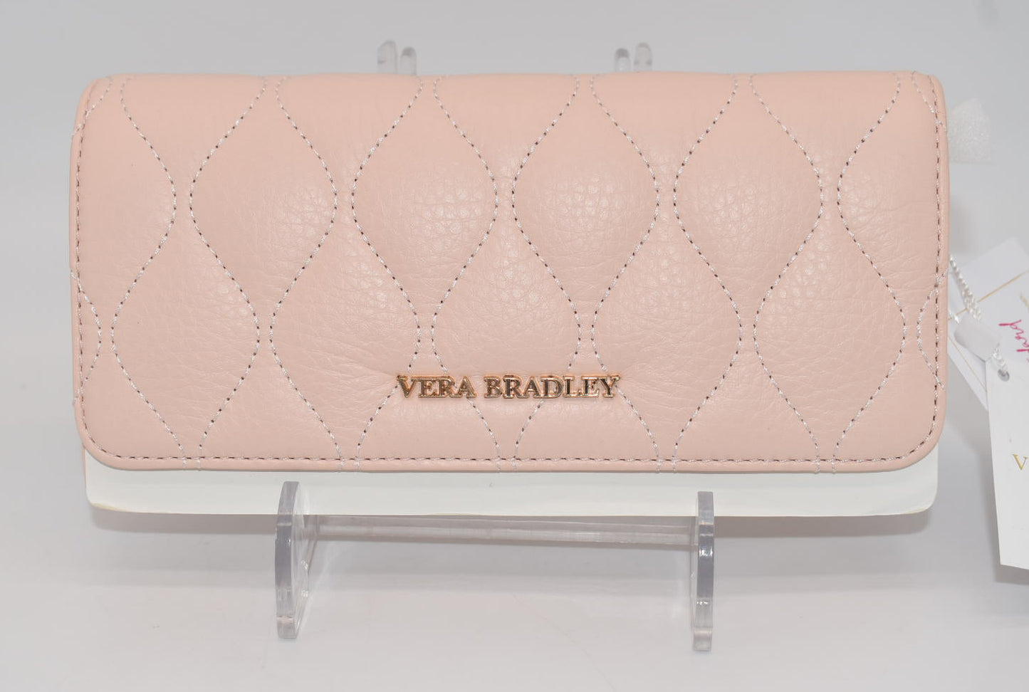 Vera Bradley Quilted Leather Audrey Wallet in Blush Color