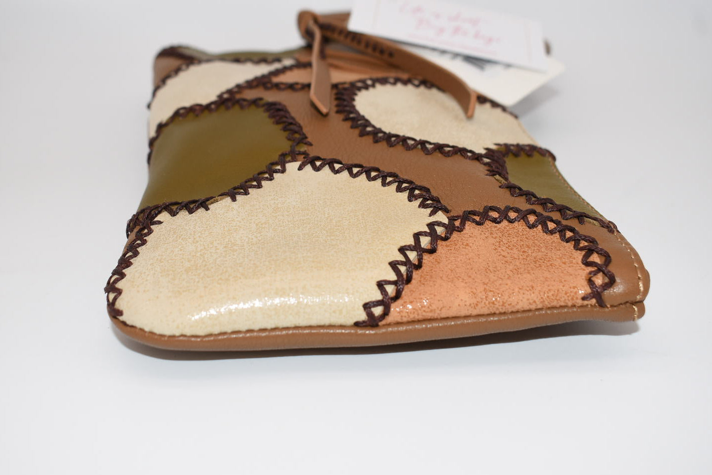 HOBO Intl Sable Wristlet Bag in Timber Brown