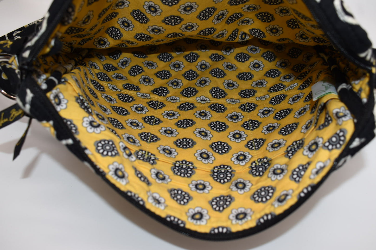 Vera Bradley Mailbag Crossbody Bag in "Yellow Bird" Pattern