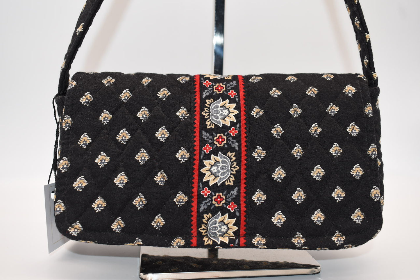 Vera Bradley Shoulder Bag in "Classic Black" Pattern