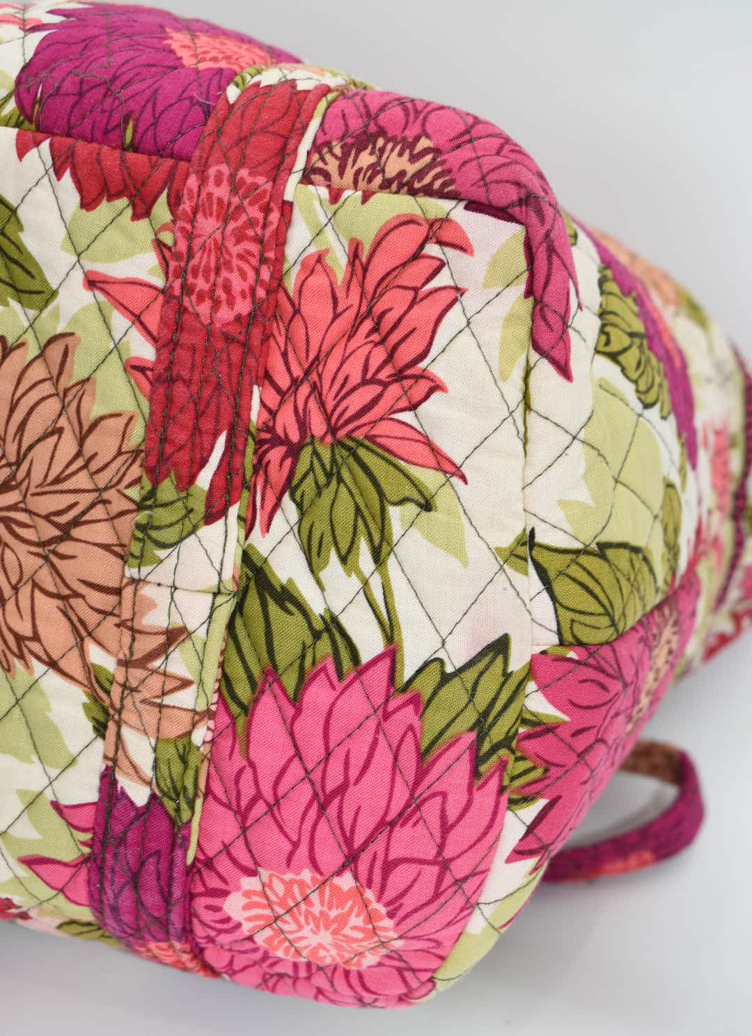 Vera Bradley Miller Travel Tote Bag in "Hello Dahlia" Pattern