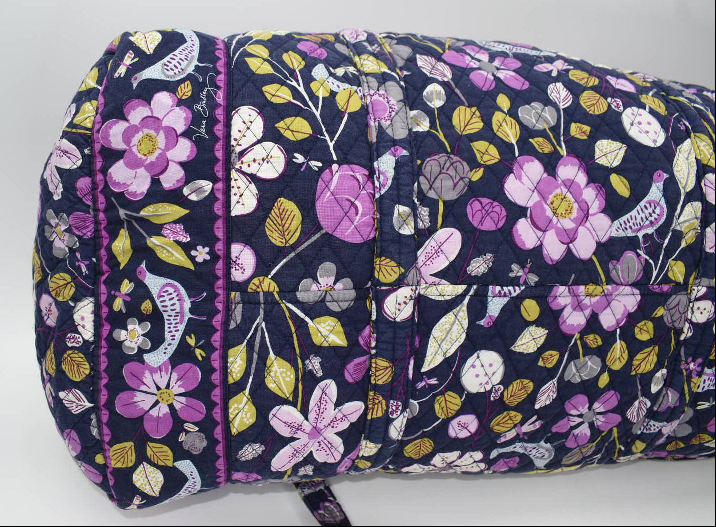 Vera Bradley XL Duffel Bag in "Floral Nightingale" Pattern