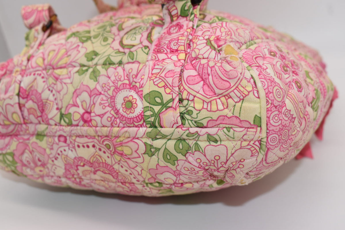 Vera Bradley Small Quilted Cotton Backpack in "Petal Pink" Pattern