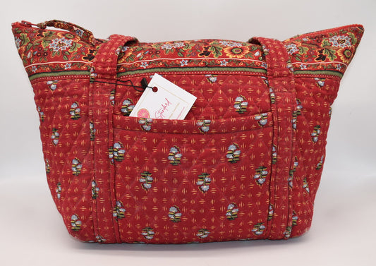 Vintage Vera Bradley Large Paddy Tote Bag in "Provencial - 2000" Pattern