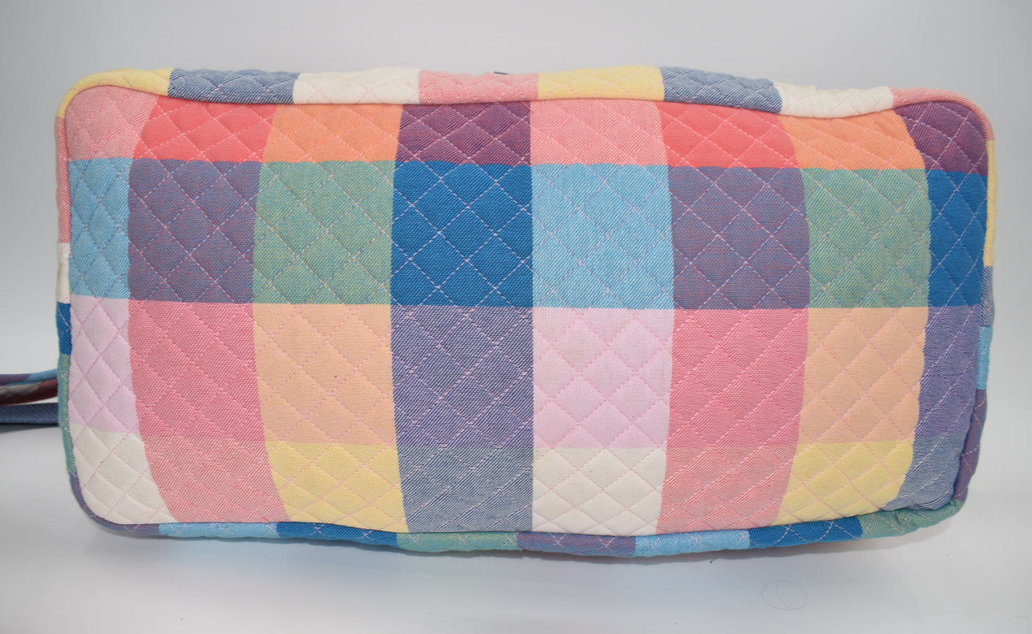 Vera Bradley Deluxe Travel Tote Bag in "Tropical Plaid" Pattern