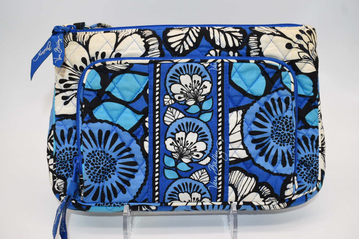 Vera Bradley Little Crossbody Bag in "Bayou Blue" Pattern