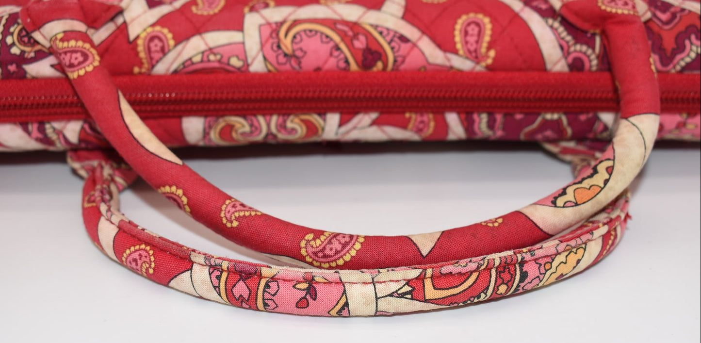 Vera Bradley 17" Hardshell Laptop Bag in "Rosy Posies" Pattern