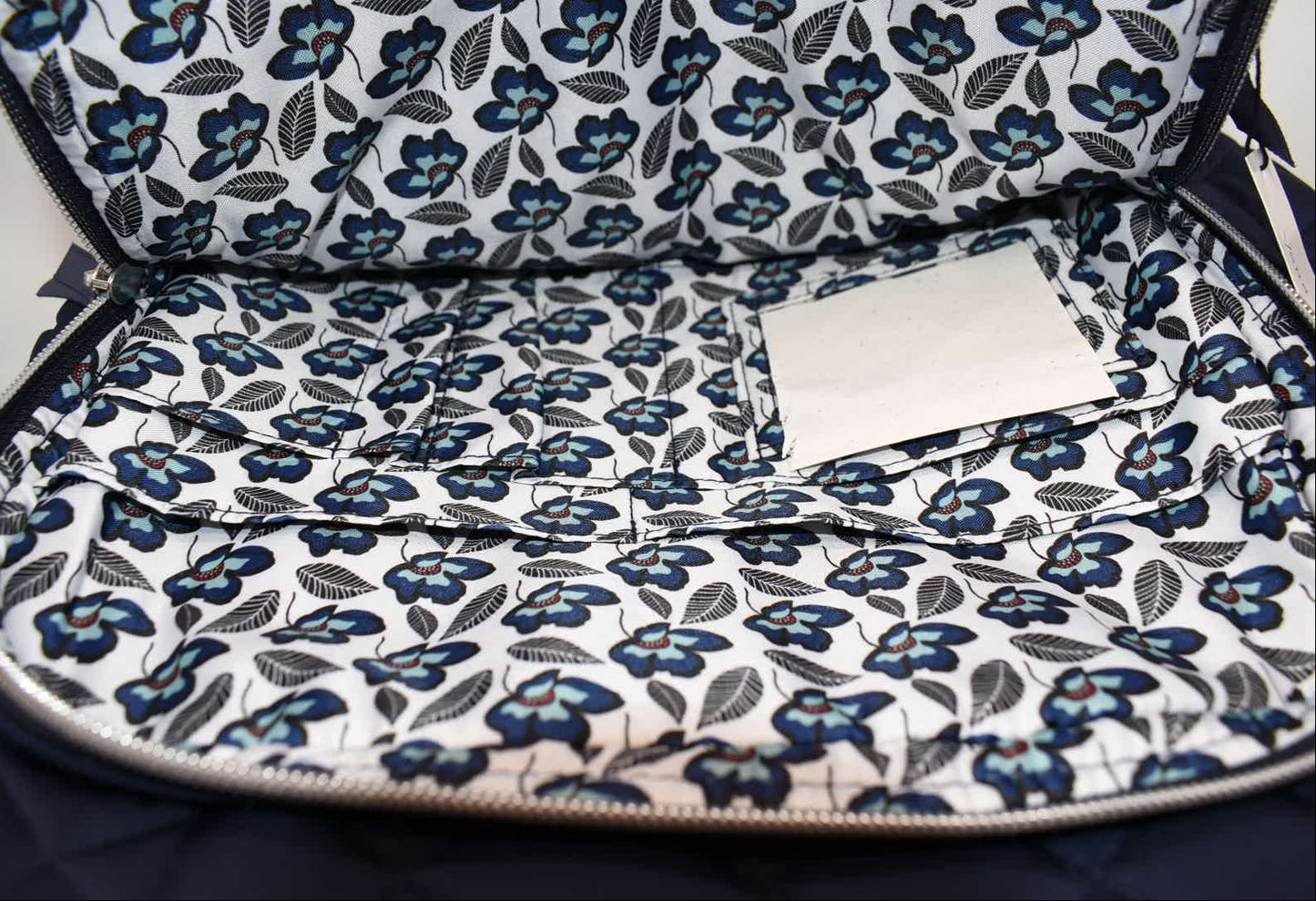 Vera Bradley Performance Twill Campus Backpack in Classic Navy