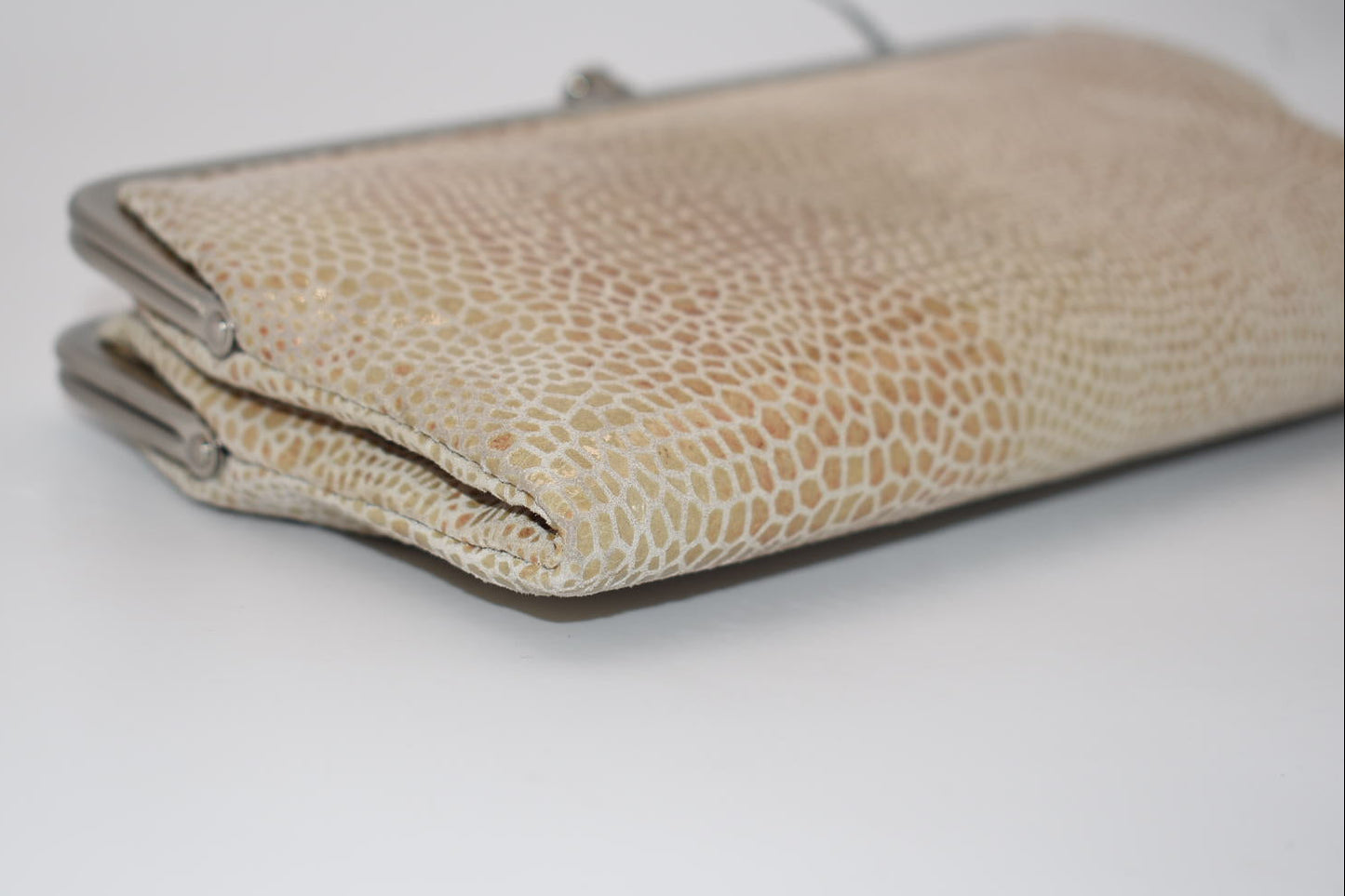 HOBO Lauren Clutch Wallet in Honey Snake