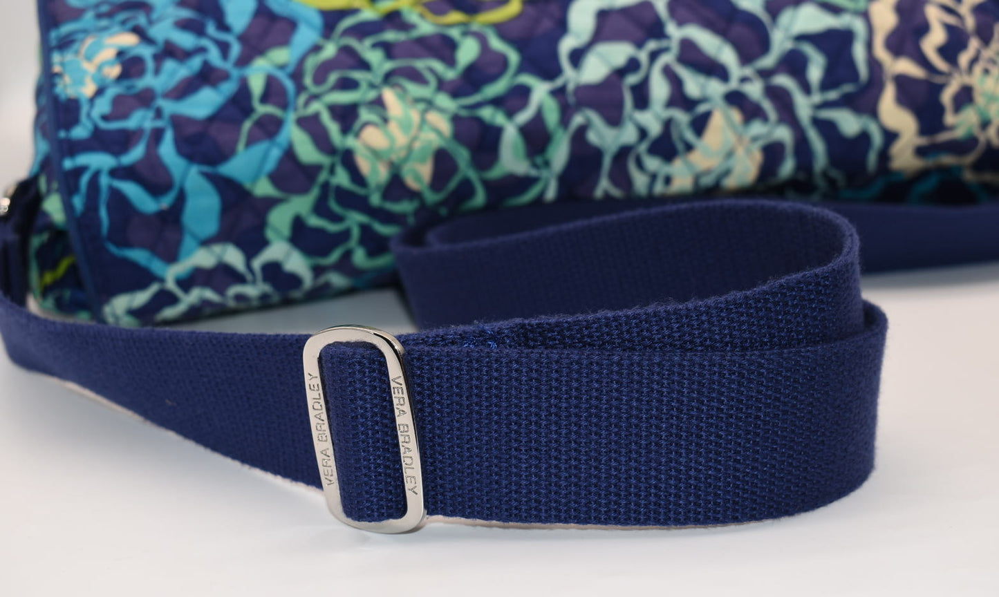 Vera Bradley Laptop Messenger Bag in "Katalina Blues" Pattern