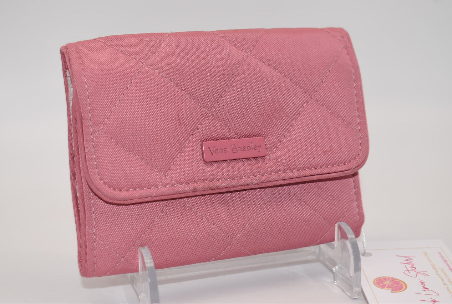 Vera Bradley RFID Riley Compact Wallet in Sea Turtles & Coral