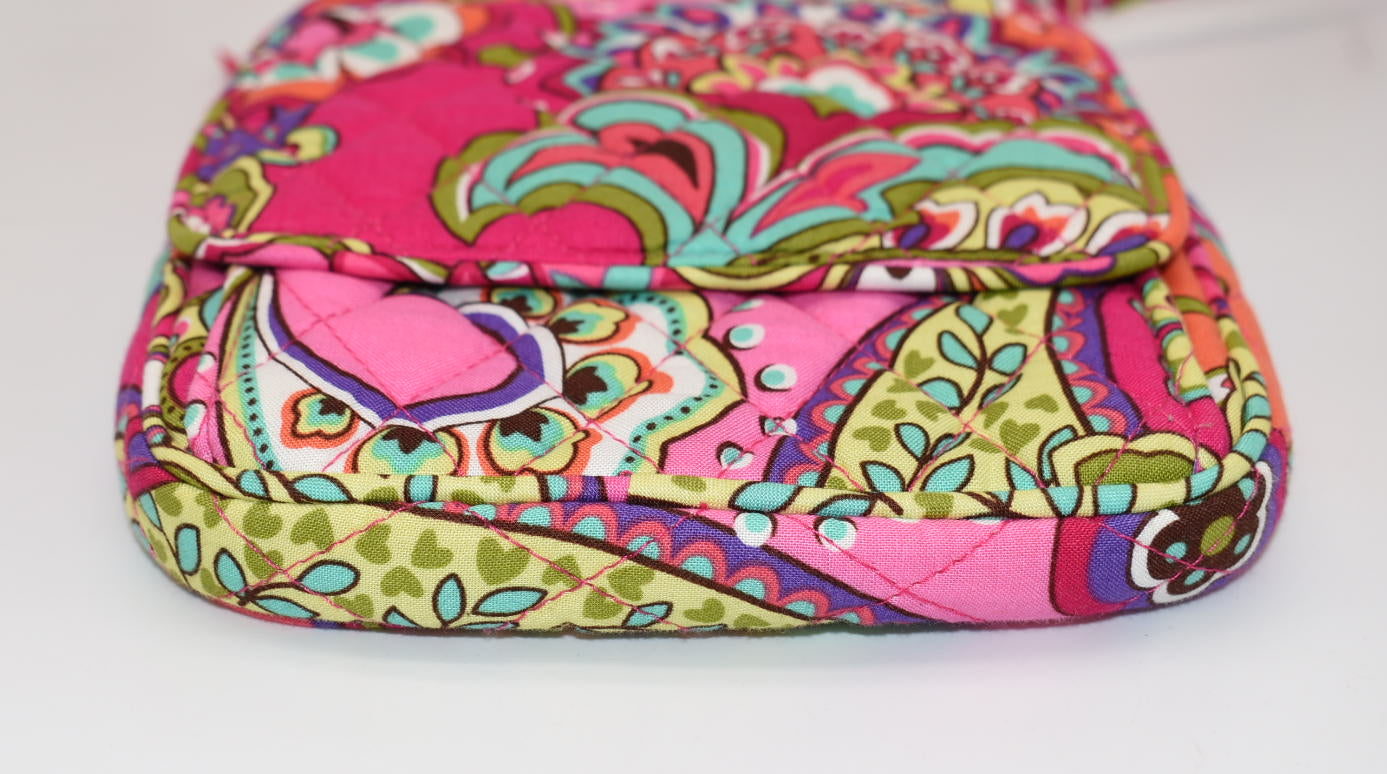 Vera Bradley Mini Hipster Crossbody Bag in "Pink Swirls" Pattern