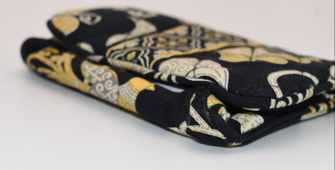 Vera Bradley "One for the Money" Bifold Wallet in Yellow Bird Pattern