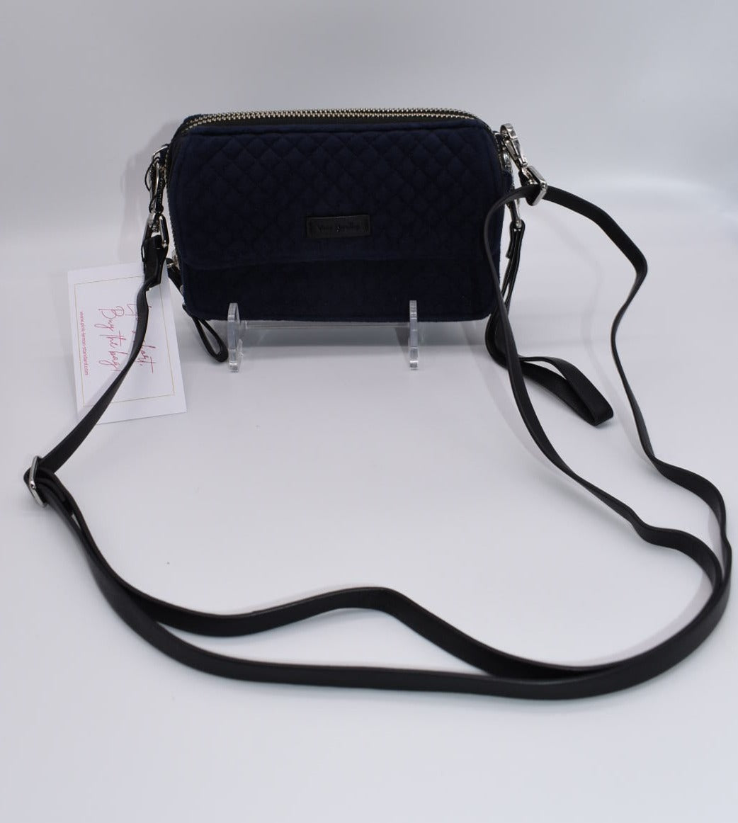Vera Bradley Iconic RFID All-in-One Velvet Crossbody Bag