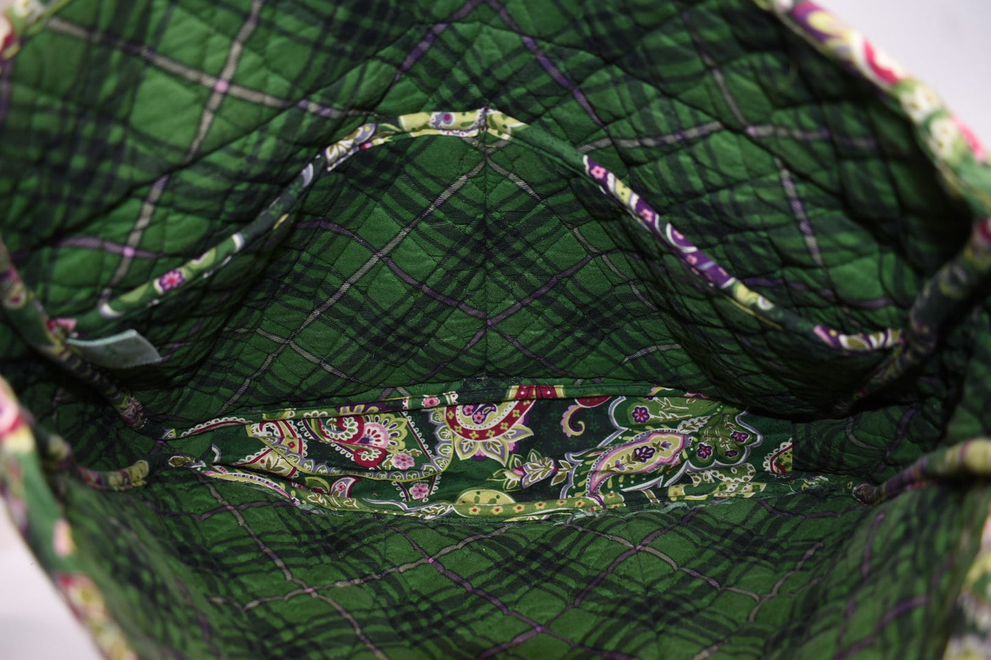 Vera Bradley Messenger Crossbody Bag in "Chelsea Green" Pattern