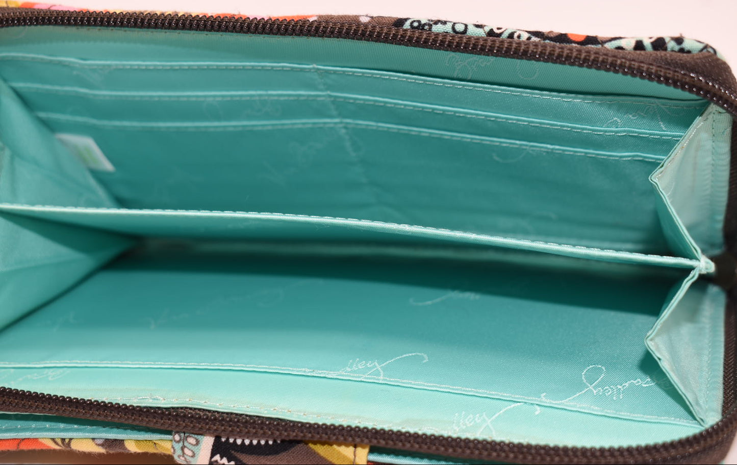 Vera Bradley Turnlock Wallet in "Flower Shower" Pattern