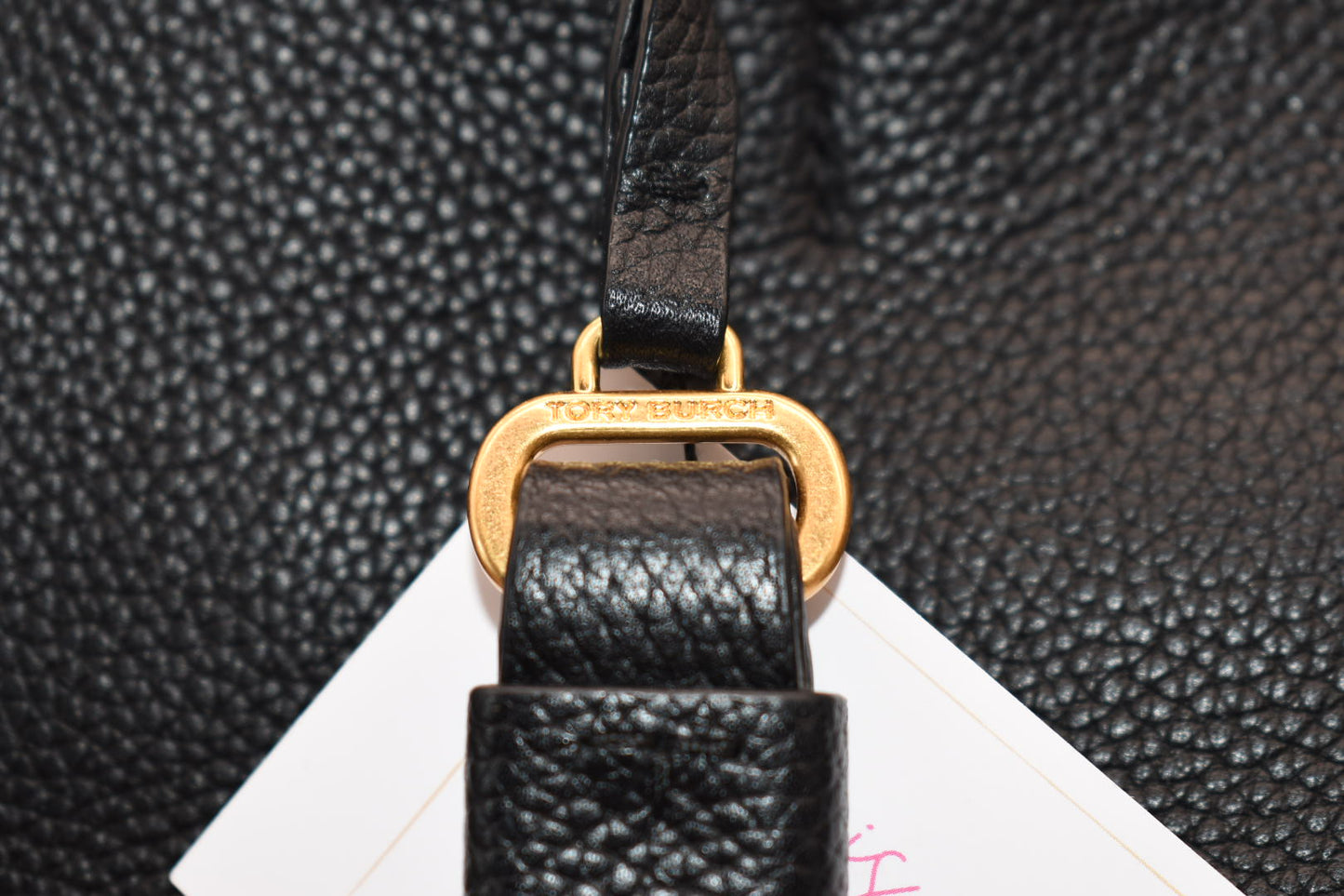 Tory Burch Brooke Tote Bag in Black Leather