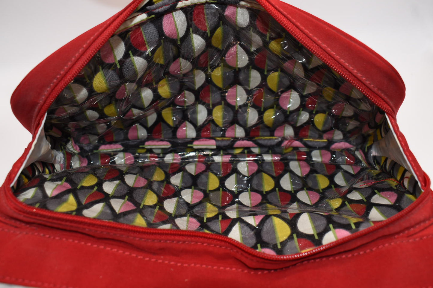 Vera Bradley Hanging Travel Organizer in Microfiber Red