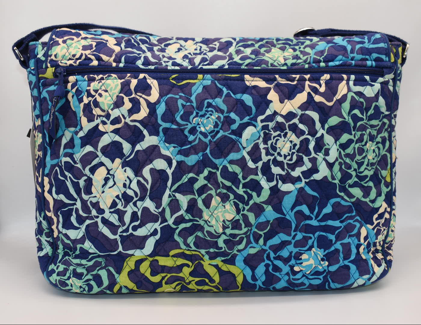 Vera Bradley Laptop Messenger Bag in "Katalina Blues" Pattern