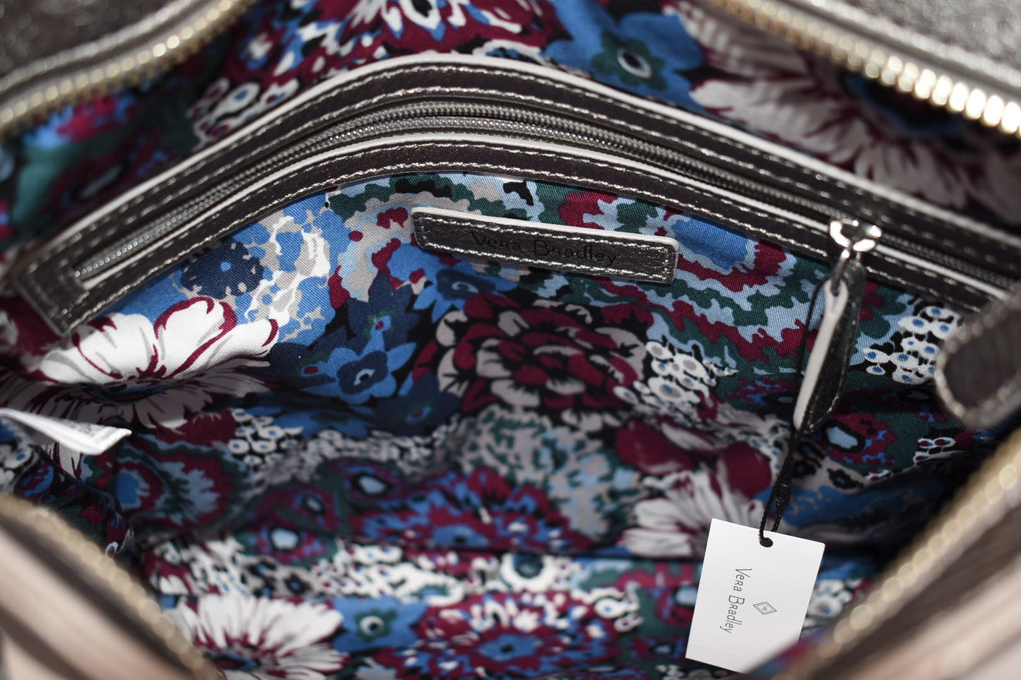 Vera Bradley Quilted Leather Molly Crossbody Bag in "Caspian Sea"