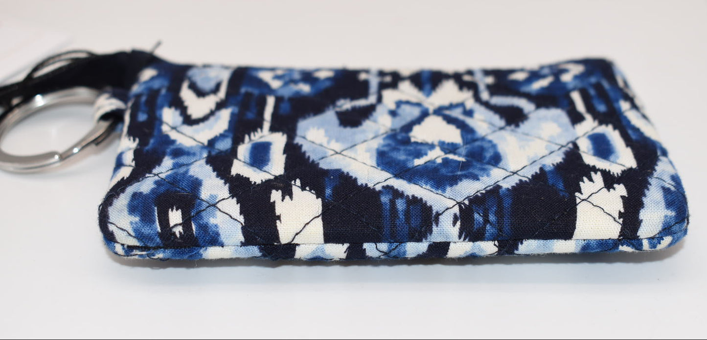 Vera Bradley Zip ID Case in "Ikat Island" Pattern