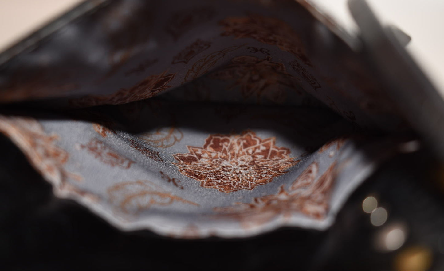 HOBO INTL Fern Studded Crossbody Bag in Black