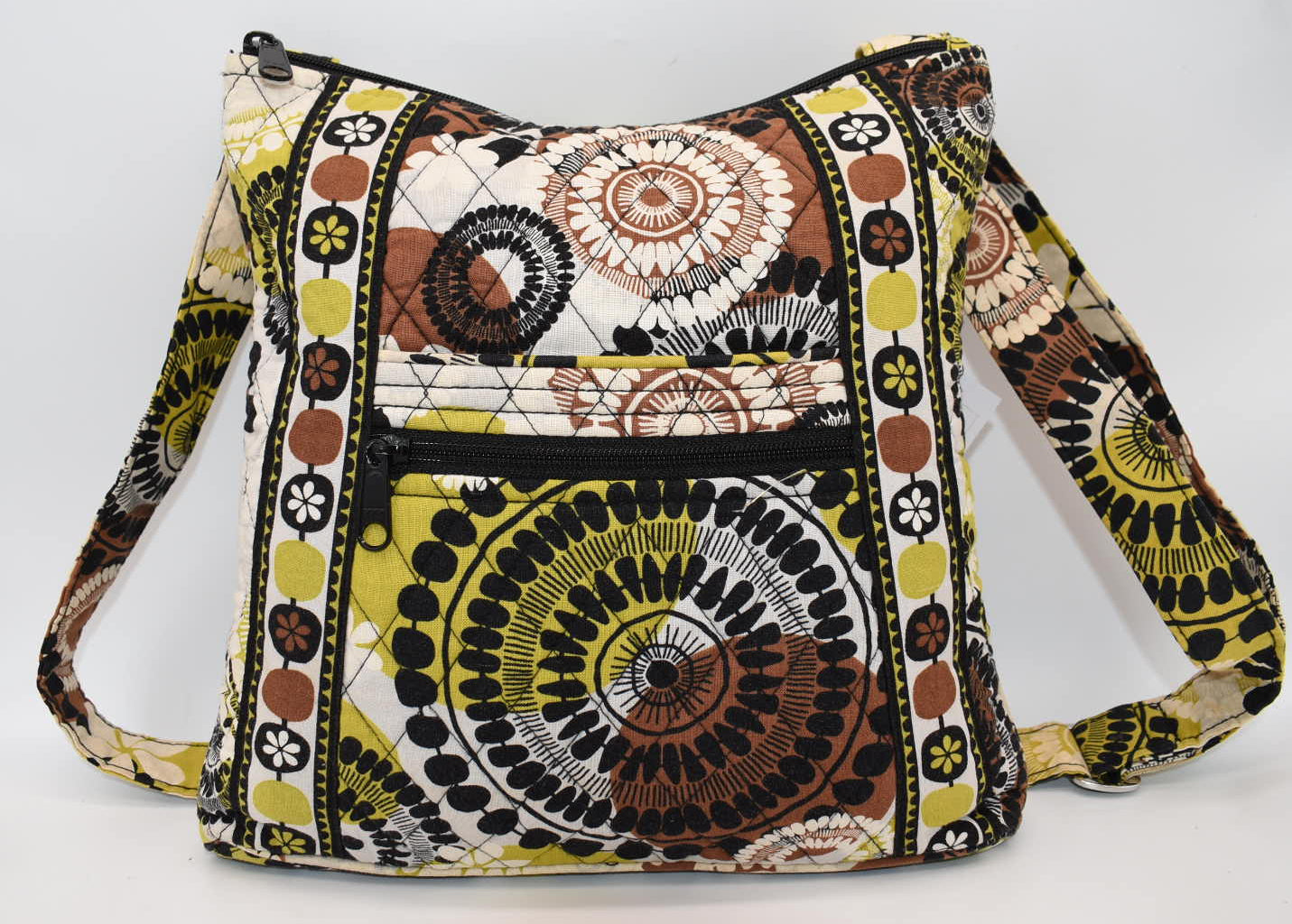 Vera Bradley Hipster Crossbody Bag in "Cocoa Moss" Pattern