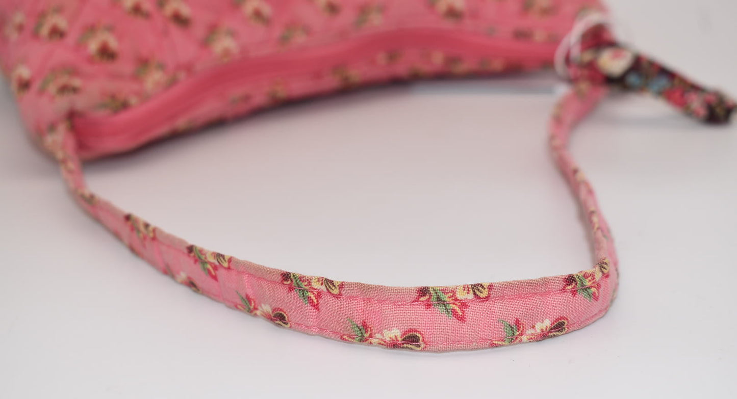 Vera Bradley Molly Shoulder Bag in "Pink Pansy" Pattern