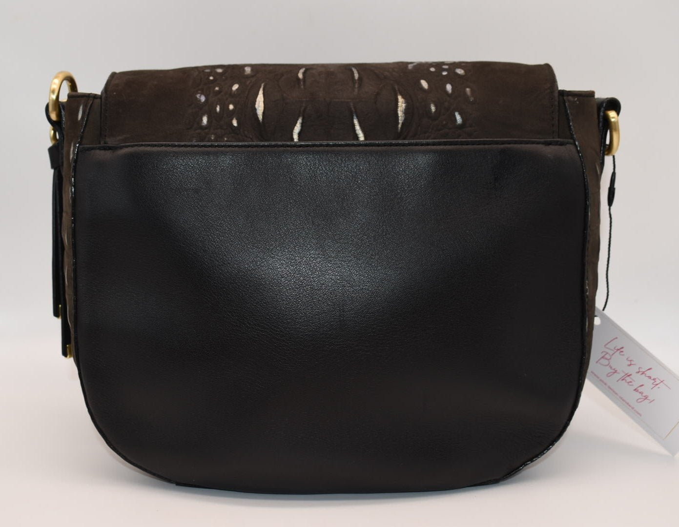 Brahmin Sonny Crossbody Bag in Iron Wilminton Graphite