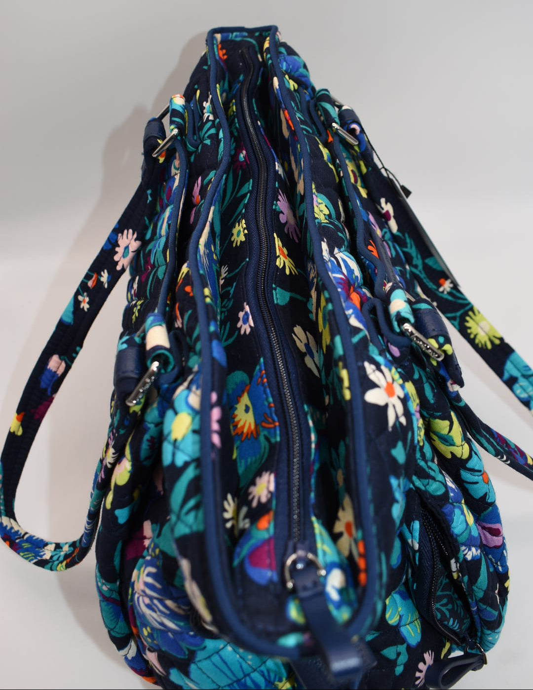 Vera Bradley Glenna Satchel Bag in "Moonlight Garden" Pattern